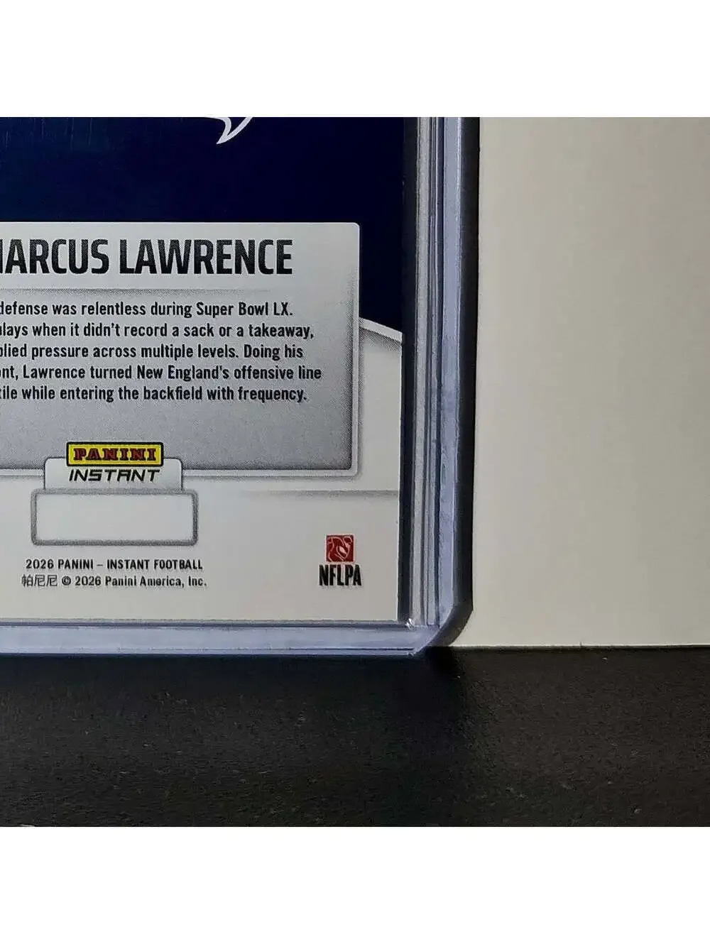 DeMarus Lawrence 2026 Panini NFL Super Bowl LIX Champions #19 Seattle Seahawks